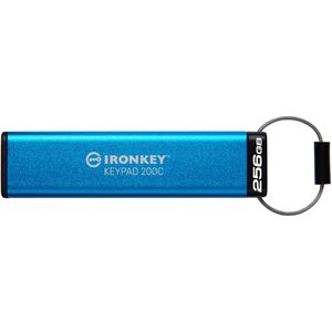 Produktbild für USB-Stick Kingston IronKey Keypad 200C, 256 GB