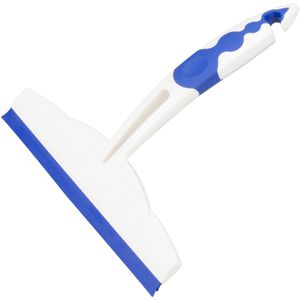 Produktbild für Duschabzieher BÜMAG YOYO, aus Kunststoff, weiß / blau