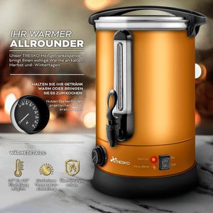 Produktbild für Heißwasserspender Tresko 1385-021, einstellbar 30°C - 110°C