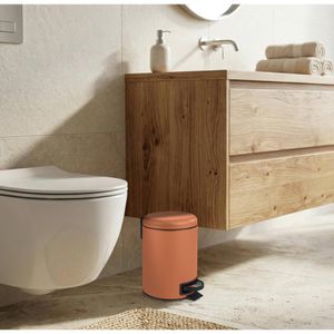 Produktbild für Mülleimer Wenko Leman, terracotta