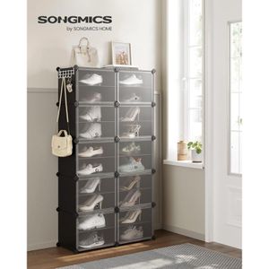 Produktbild für Schuhregal Songmics LPC035B01, aus Kunststoff
