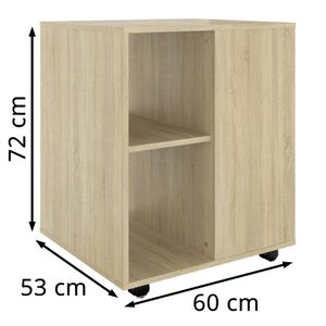 Produktbild für Bürowagen vidaXL 808461