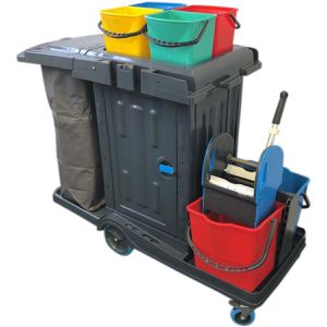 Produktbild für Reinigungswagen Böttcher-AG Safety PE, Systemwagen