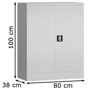 Produktbild für Aktenschrank ClassiX X-530317, aus Metall