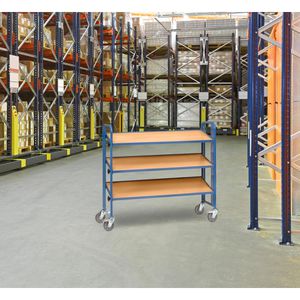 Produktbild für Eurokastenwagen Fetra 2883, mit Holzböden