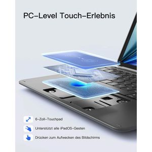 Produktbild für Tablet-Hülle Inateck KB04122-13A, grau