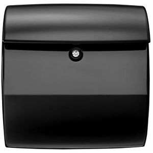 Produktbild für Briefkasten Burg-Wächter Piano 886 S, schwarz, aus Kunststoff