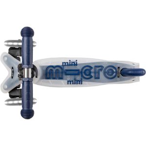 Produktbild für Scooter Micro Mini deluxe, mit 3 Rollen, aus Kunststoff, navy