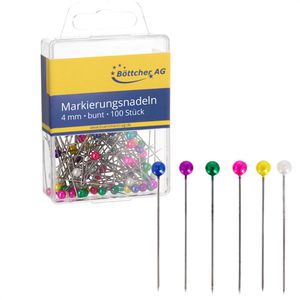 Markierungsnadeln Böttcher-AG farbig sortiert