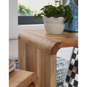Produktbild für Beistelltisch Wohnling Boha, WL1.540, akazie, aus Massivholz