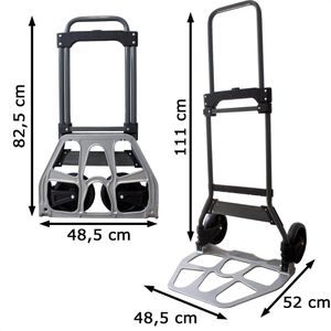 Produktbild für Sackkarre pro-bau-tec Paketkarre 10004, klappbar