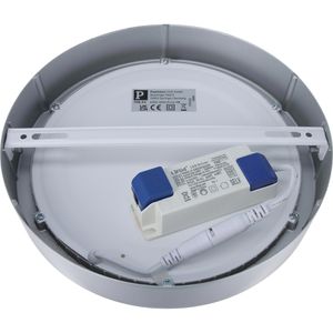 Produktbild für LED-Panel Paulmann Lunar, silber, Ø 22,5 cm