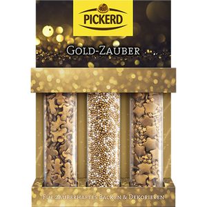 Zuckerstreusel PICKERD Gold-Zauber, in Röhrchen