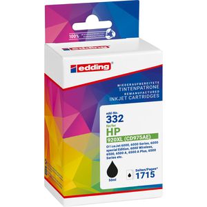 Produktbild für Tinte Edding EDD-332 für HP 920XL, CD975AE