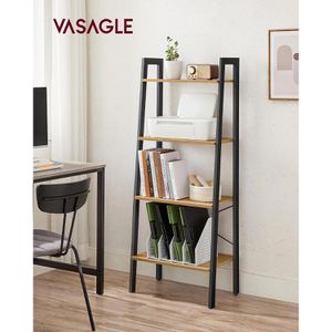 Produktbild für Bücherregal Vasagle LLS044B05, schwarz / honig-braun
