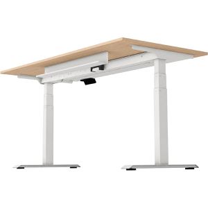 Produktbild für Schreibtisch Kerkmann Move 1 stable, ahorn / weiß