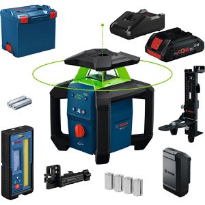 Produktbild für Rotationslaser Bosch 0601061H02, Lotpunkt &amp; App-Steuerung, Set