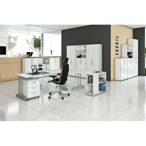 Produktbild für Kombischrank Hammerbacher B-Serie, lichtgrau