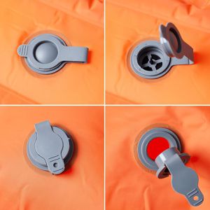 Produktbild für Isomatte vidaXL 4007100, orange, aufblasbar