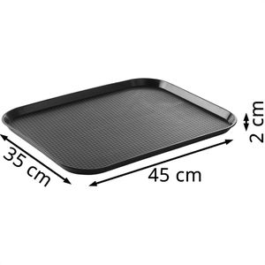 Produktbild für Serviertablett Hendi 878859, eckig, 45 x 35cm