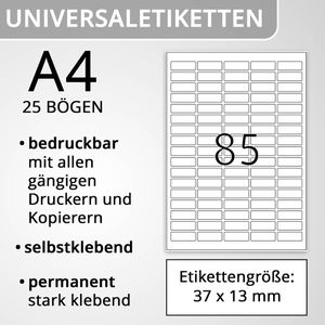 Produktbild für Universaletiketten Herma 10917, Special, weiß
