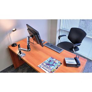 Produktbild für Monitorhalterung Ergotron LX Monitor-Arm, silber