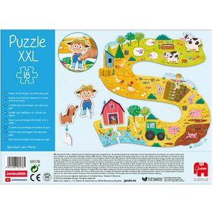 Produktbild für Puzzle Goula 53176, XXL Bauernhof