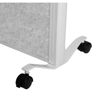 Produktbild für Stellwand Maul MAULconnecto Uplight 9662102 Mobil, auf Rollen