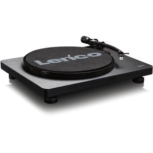 Produktbild für Plattenspieler Lenco L-30BK schwarz, mit USB