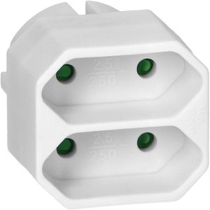 Produktbild für Steckdosenadapter Orno AE-13277, weiß