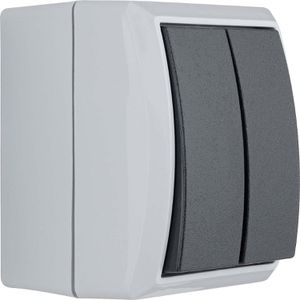 Produktbild für Lichtschalter REV-Ritter AquaForm, grau