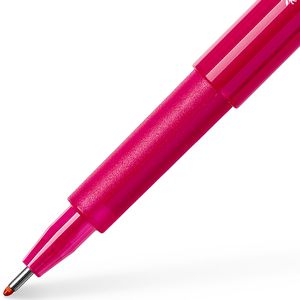 Produktbild für Fineliner Faber-Castell Broadpen Document, rot
