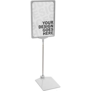 Produktbild für Infoständer Franken PSM A4 12, beidseitig, grau A4