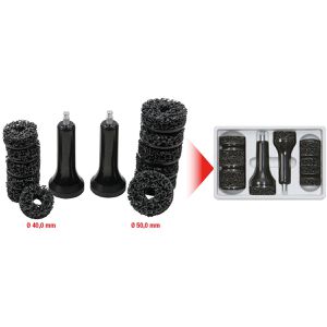 Produktbild für Radnabenschleifer KS-Tools 100.4080, 3-kant 11 mm, 14-teilig