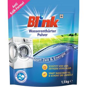 Produktbild für Wasserenthärter Blink für Waschmaschine, Pulver