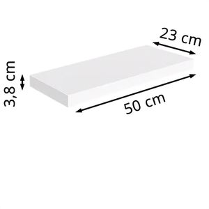 Produktbild für Wandregal CASARIA 107734, weiß