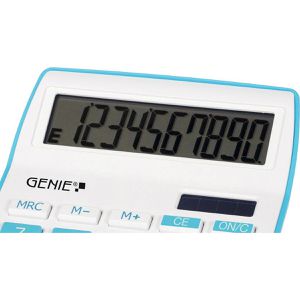 Produktbild für Taschenrechner Genie 840B, weiß/blau