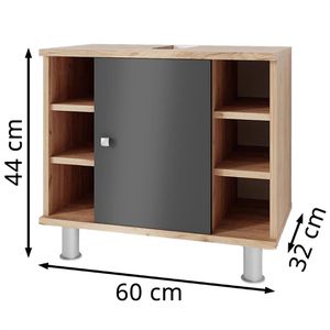 Produktbild für Waschbeckenunterschrank Vicco Fynn, stehend