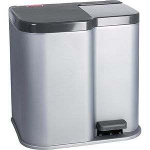 Mülleimer Curver Duo Pedal Bin, anthrazit
