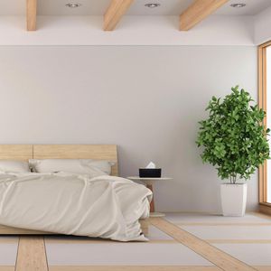 Produktbild für Taschentuchbox Relaxdays 10032648, aus Kunststoff / Bambus