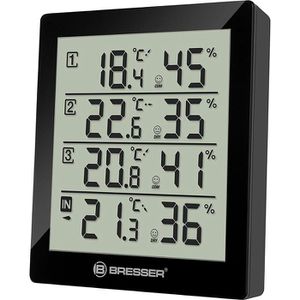 Produktbild für Thermo-Hygrometer Bresser Temeo Hygro Quadro Funk, digital