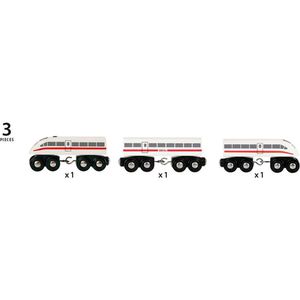 Produktbild für Spielzeugeisenbahn BRIO 33748 Schnellzug mit Sound