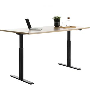 Produktbild für Schreibtisch Topstar E-Table, ahorn / schwarz