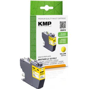 Produktbild für Tinte KMP B58YX für Brother LC-3219XLY