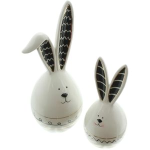 Osterdeko Frank-Flechtwaren 775053, weiß, 2 Stück