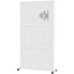 Stellwand Maul MAULconnecto Uplight 9662102 Mobil, auf Rollen