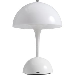 Tischlampe Rolf-Kern Stil, weiß, LED, warmweiß