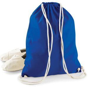 Produktbild für Turnbeutel Westford-Mill W110 Cotton Gymsac, bright royal