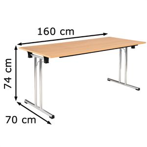 Produktbild für Klapptisch Sodematub TPCH167H, aus Holz