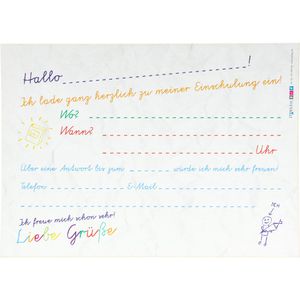 Produktbild für Einladungskarten itenga 33100466, für Einschulung